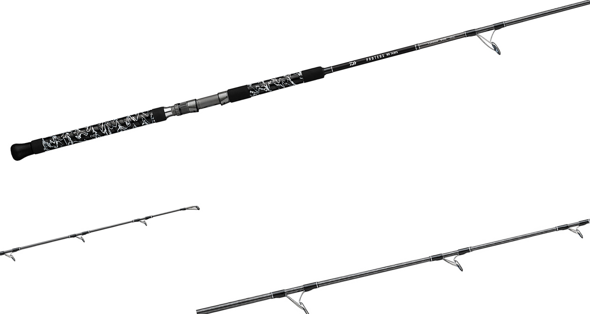 Daiwa Proteus Winn Camo Wrap Spinning Rods