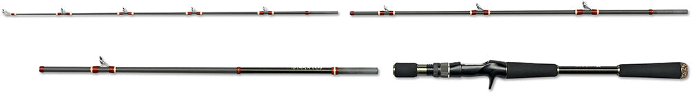 Megabass Valkyrie World Expedition Travel Baitcasting Rods