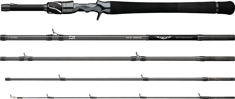 Daiwa Steez Travel Baitcasting Rods - 5 Piece