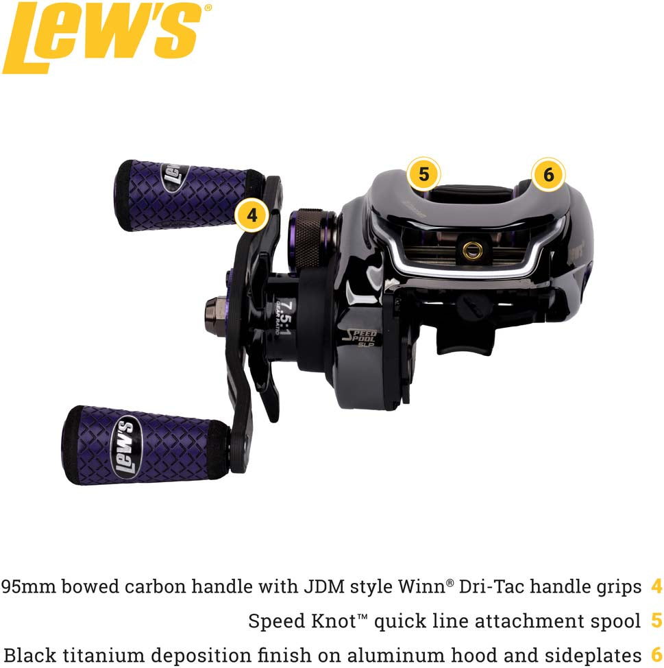 Team Lew's Pro TI Gen 2 Baitcasting Reel