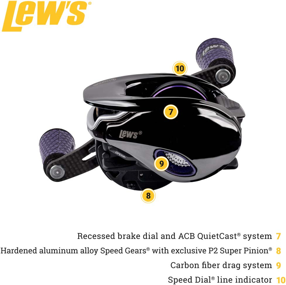 Team Lew's Pro TI Gen 2 Baitcasting Reel