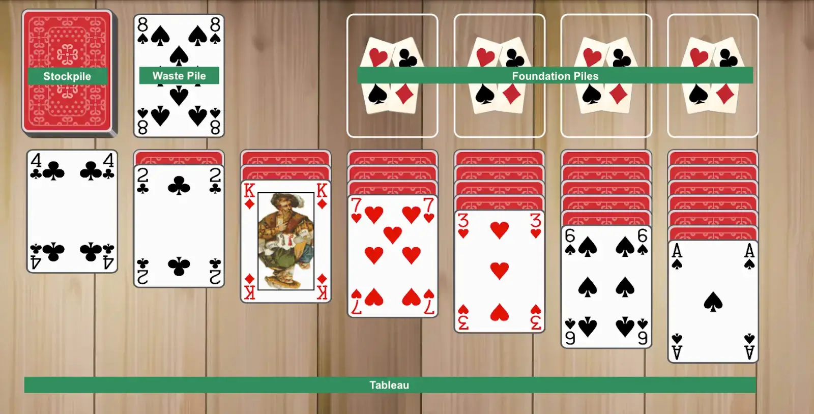 Canfield solitaire